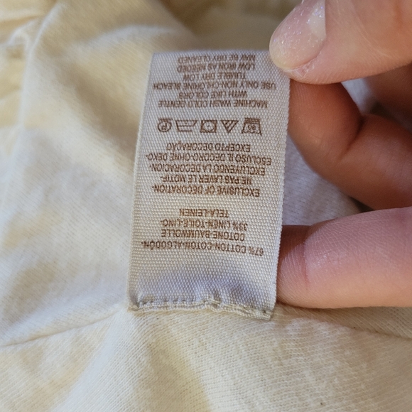 RARE Free People Lita Heavily Embroidered Cream Boxy Boho Festival Top Small - Picture 6 of 10